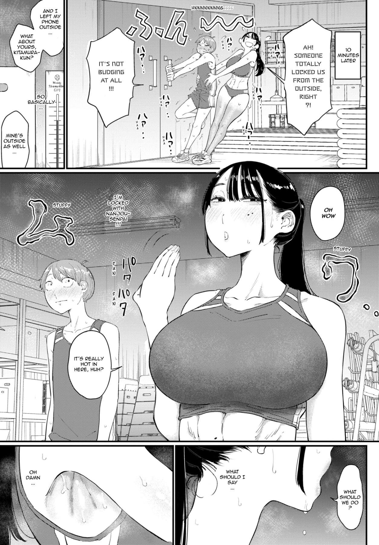 Hentai Manga Comic-Trapped with my Senpai-Read-3